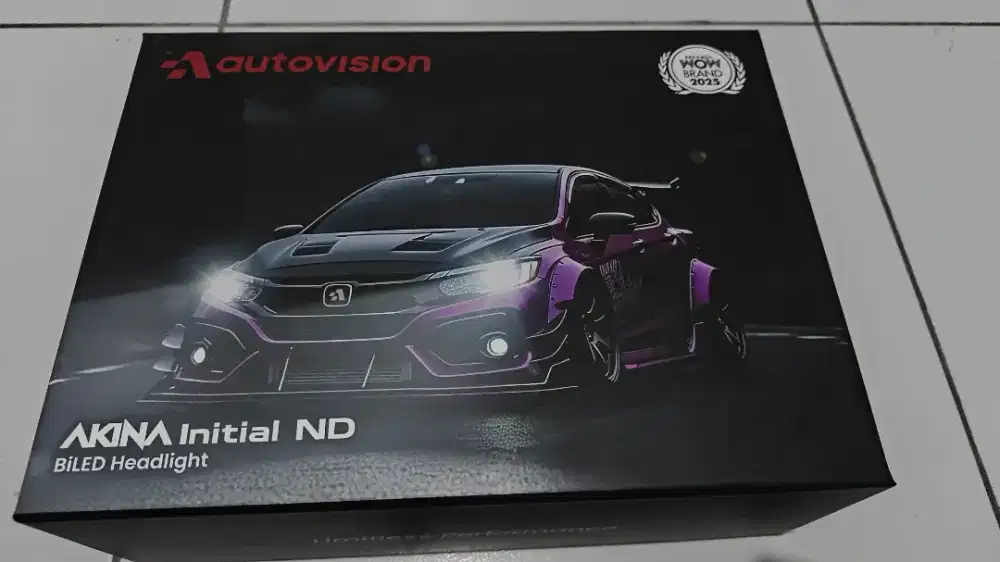 Biled Auto vision 2.5 inch 110 watt garansi panjang April 2027