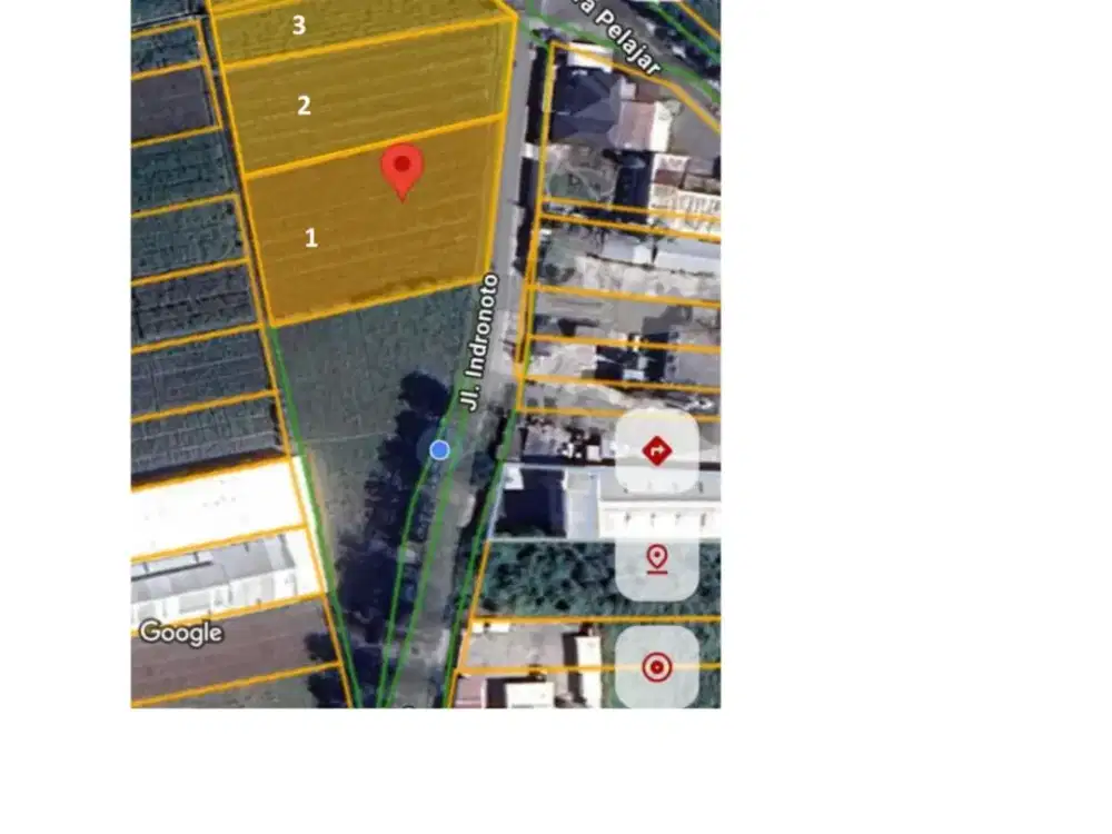 Dijual Lahan Zona Industri Lokasi Strategis  Kartasura, Sukoharjo Luas 5200m2