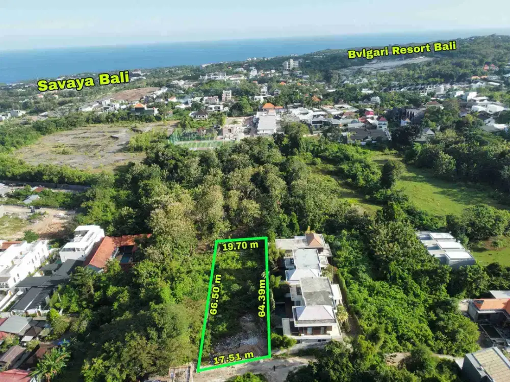 Tanah Strategis Ngantong Link Villa Ungasan Pecatu Bali