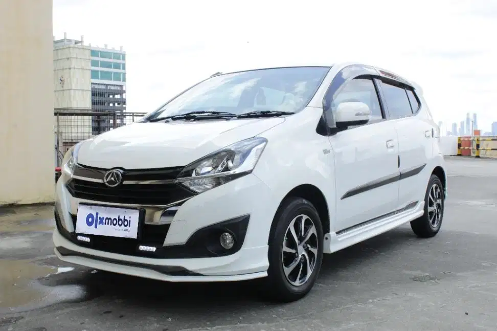 TDP 5,JT, Daihatsu Ayla 1.2 R Deluxe Bensin-AT Putih 2017