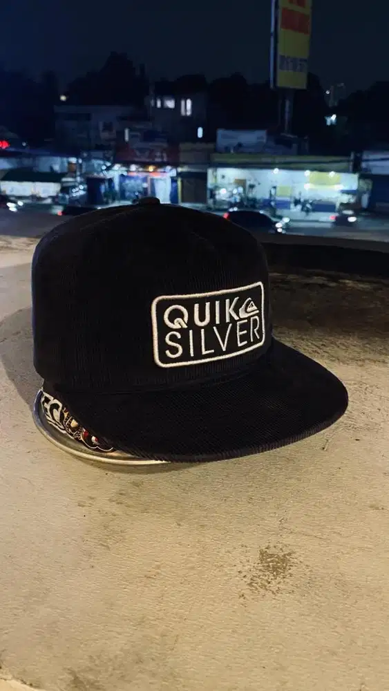 Topi Vintage Surf Surfing Cordurouy Caps Snapback Rope Hat Quiksilver
