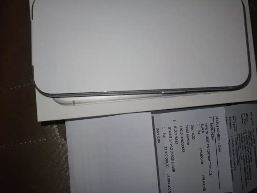 Jual iPhone 17 Pro 256GB Silver New