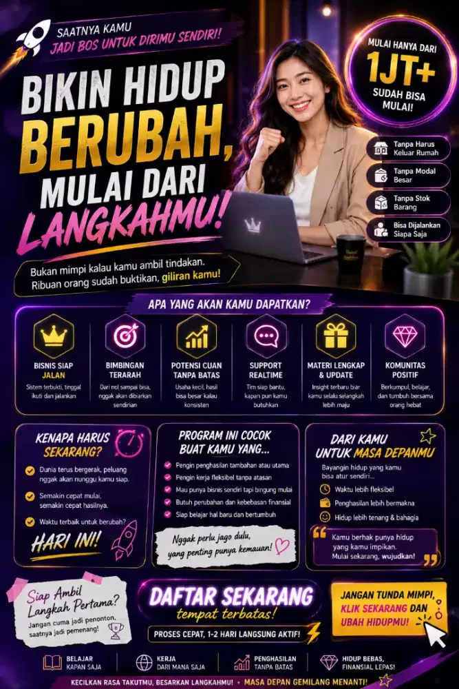 Cape Jadi Karyawan ' Mening Bisnis Sendiri