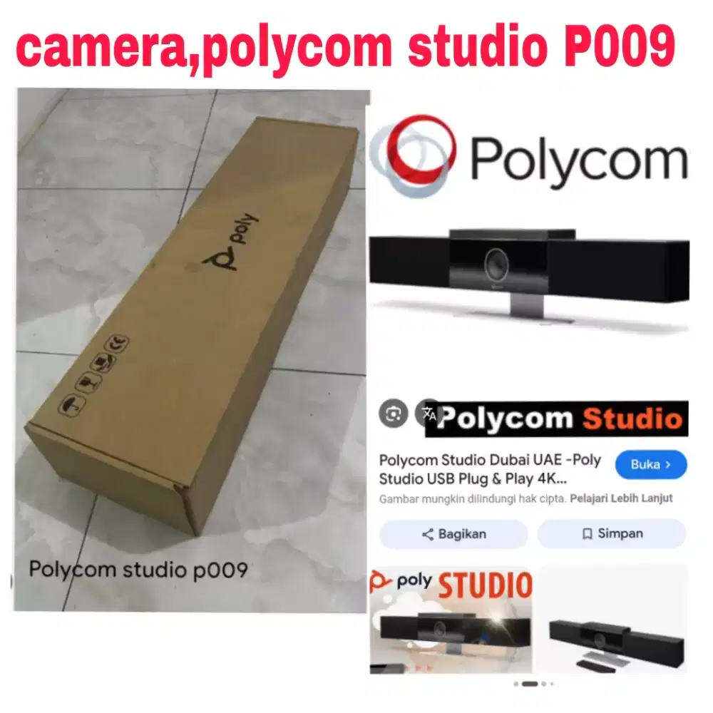 Camera polycom seri P009