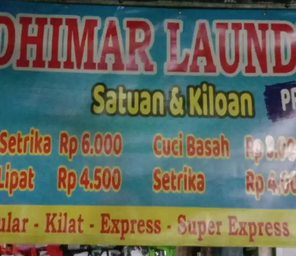 D butuhkan karyawan/karyawati untuk usaha laundry