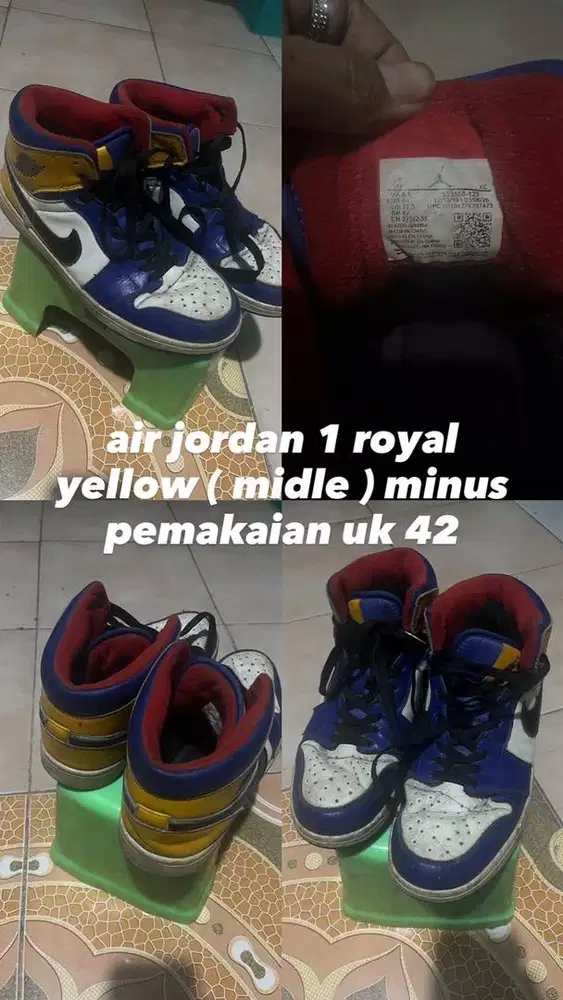AIR JORDAN ROYAL 1 YELLOW (midle)