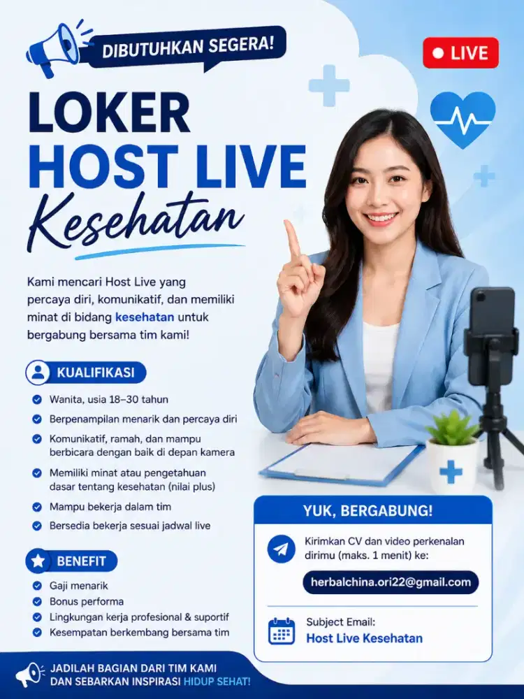 Host live kesehatan