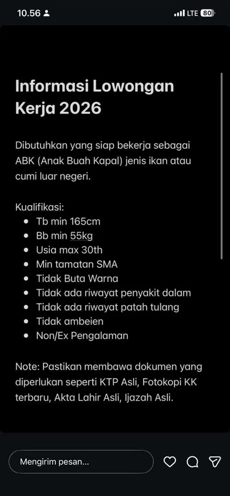 Di cari abk anak buah kapal