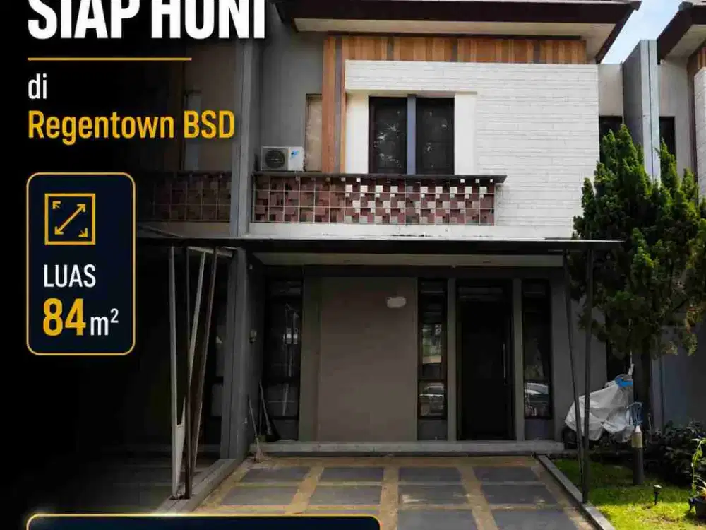 DISEWAKAN RUMAH BAGUS DI REGENTOWN BSD