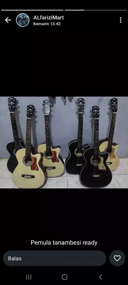 GITAR AKUSTIK BARU