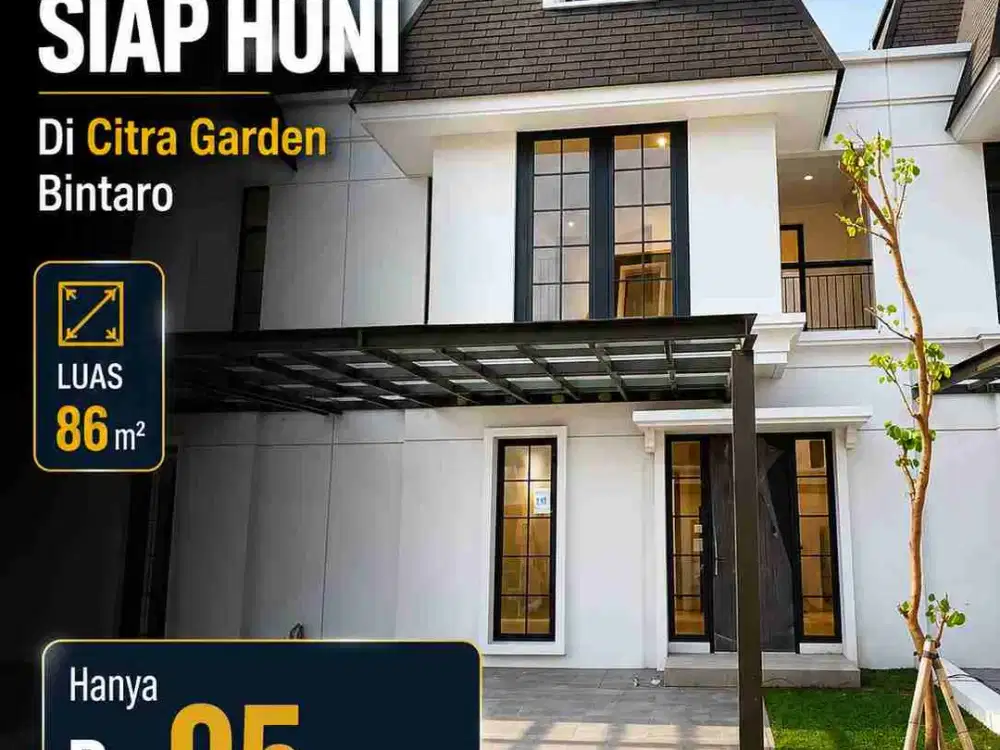 DISEWAKAN rumah siap huni di CITRA GARDEN BINTARO