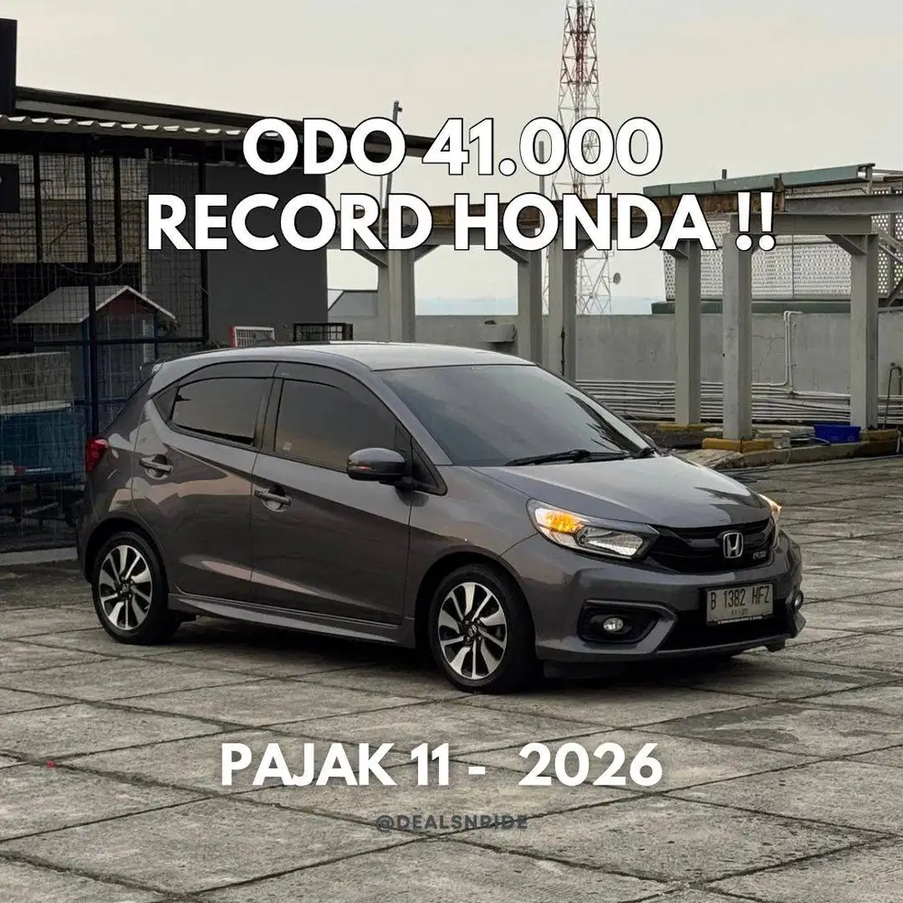 ODO 41.000 ANTIKKK !! PAJAK 11/2026 HONDA BRIO RS CVT 2022 MULUS NIH