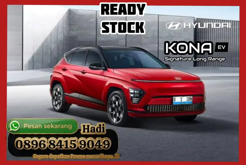 ready stock hyundai Kona signature long range mobil baru 2026
