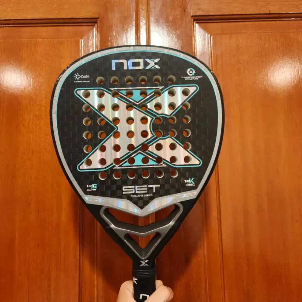 Raket Padel Nox Set Carbon 12K Mulus