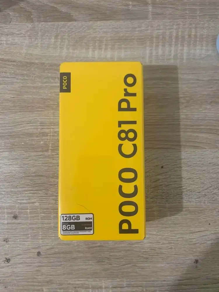 Poco c81 pro varian tertinggi 4+4/128gb resmi baru segelan