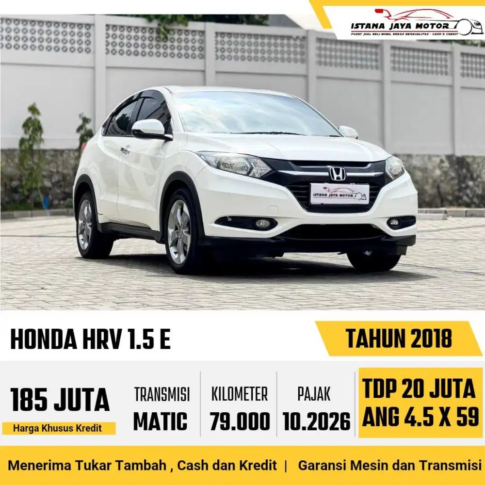 Honda HRV E AT 2018