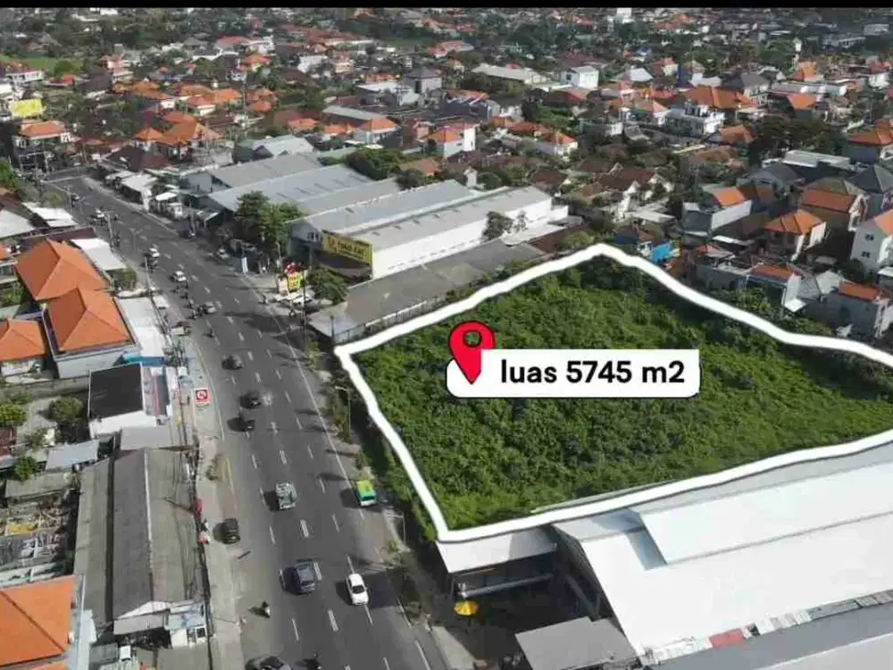 Lahan Premium Pinggir Jalan Utama Kerobokan Bali