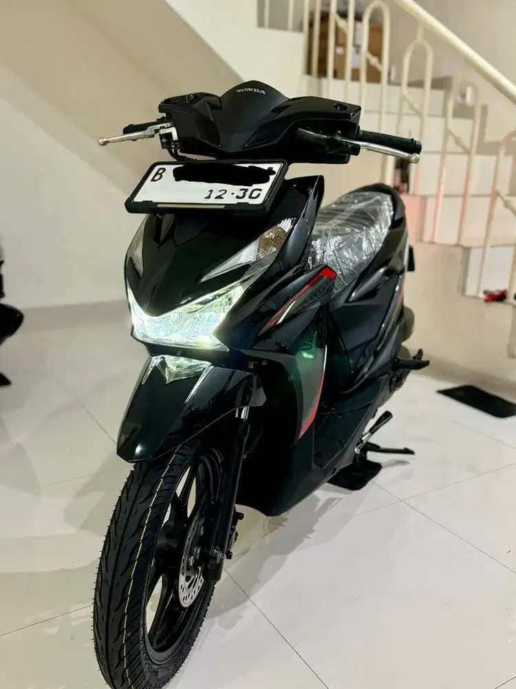 KM 1 PERAK‼️ Honda Beat CBS ALARM TH 2025 Pemakaian 2026 HITAM GLOSSY