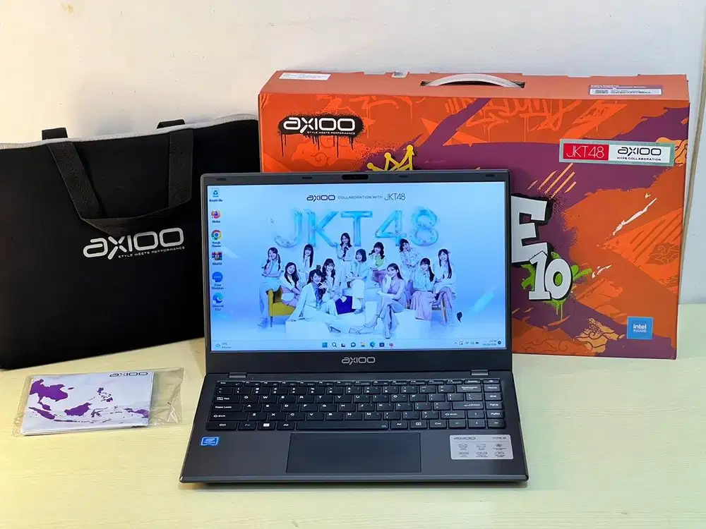 Axioo Hype 10 Intel N4020 RAM 8 SSD 256 GB Like New GARANSI RESMI ON