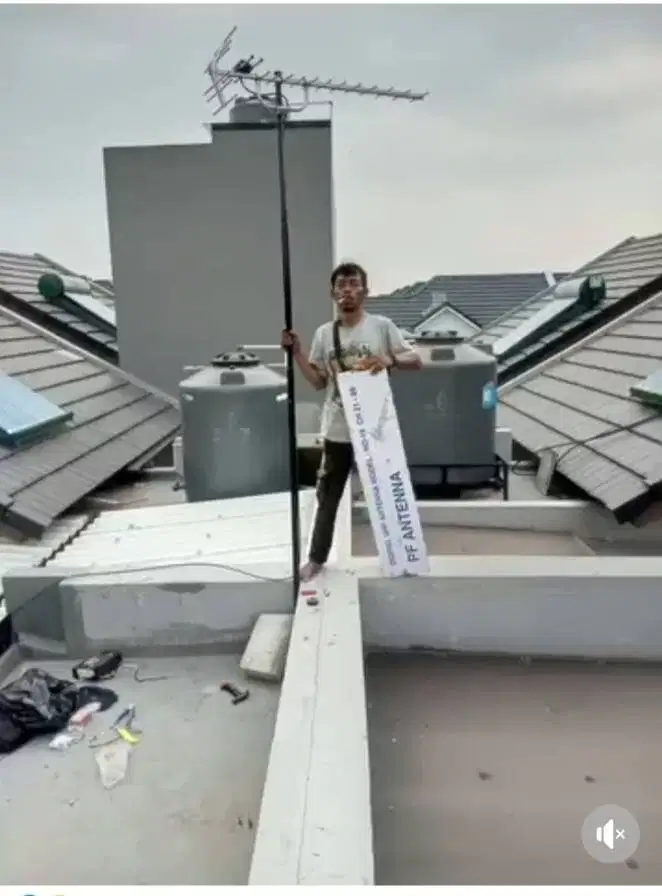 tukang jasa pasang dan perbaikan antena tv Depok
