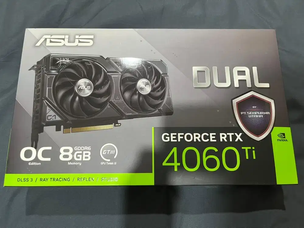 VGA ASUS Dual GeForce RTX 4060 Ti OC 8GB GDDR6