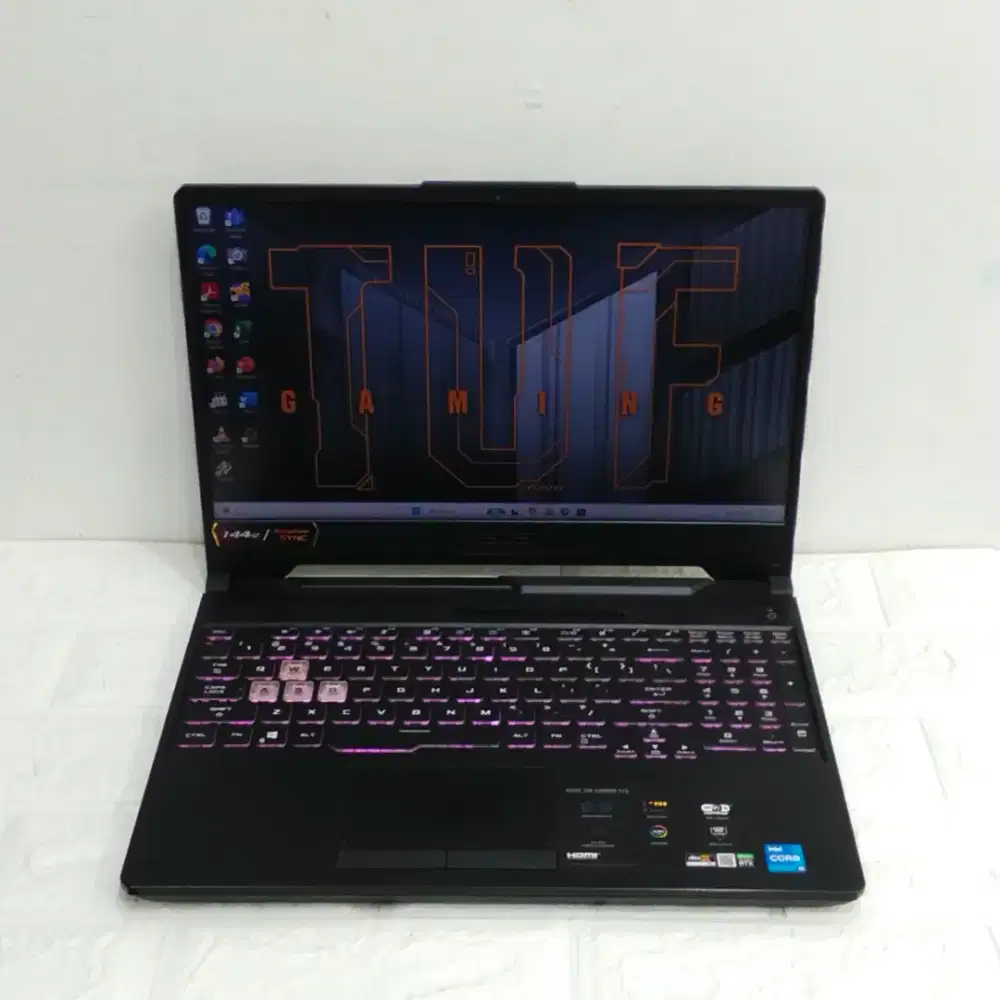 Asus Tuf gaming FX506H Intel core i5-11400H RAM 16GB 512GB RTX 3050