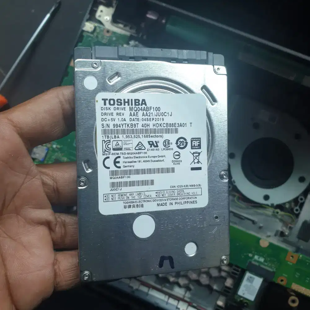 HARDISK LAPTOP TOSHIBA 1 TB SLIM