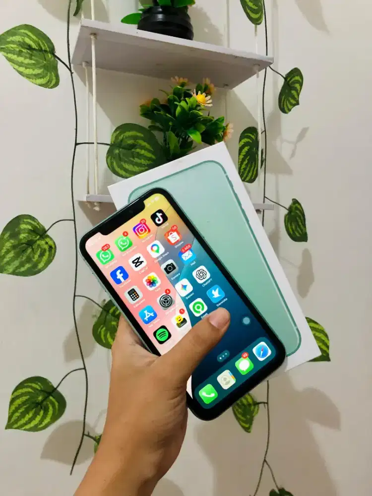 Iphone 11 128gb Inter Lengkap Dus Casan