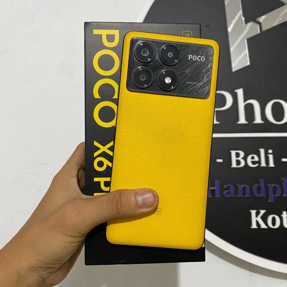 Poco X6 Pro 5G Ram 12/512 Yellow Fullset
