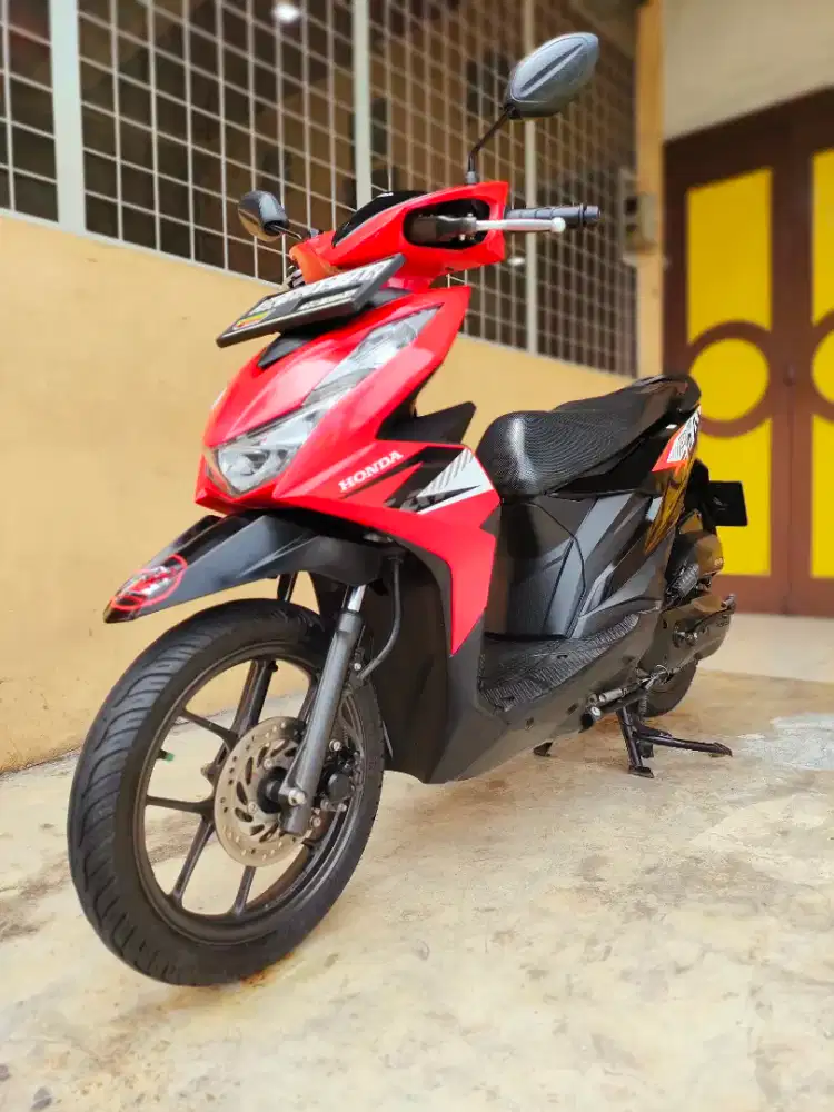 Honda Beat / Beat 110 Fi 2023 CBS ISS, Red Premium Metalic, Unit Mulus