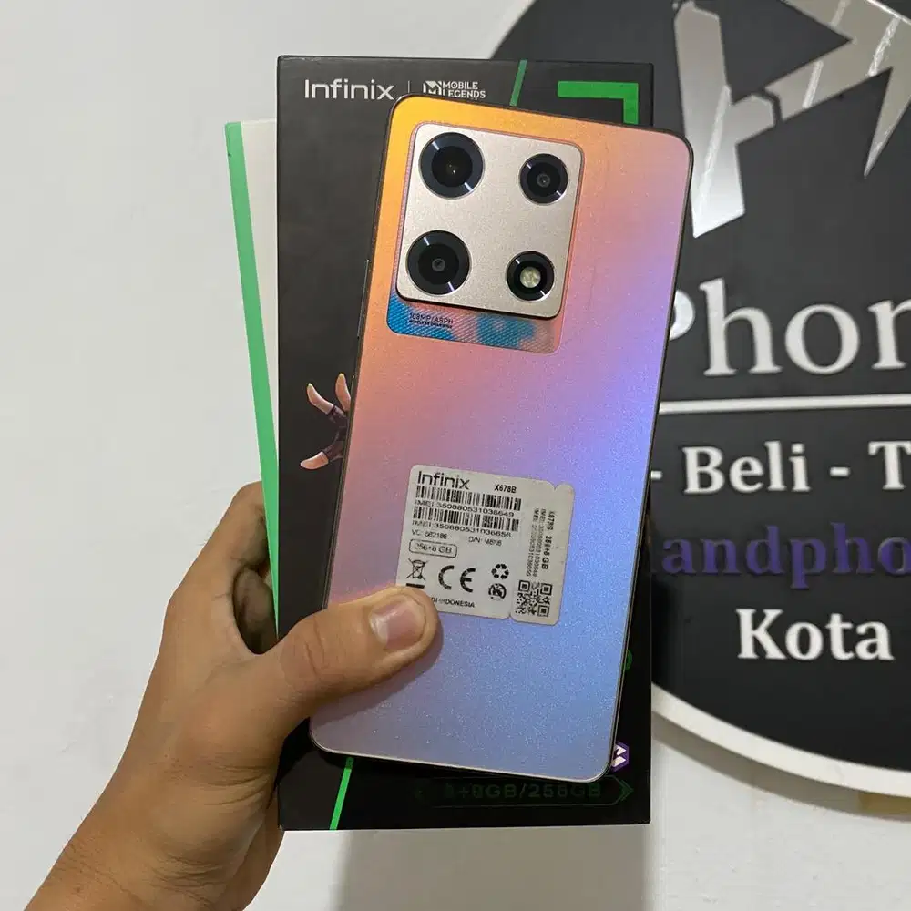 Infinix Note 30 Pro Ram 8+8/256 Gold Fullset