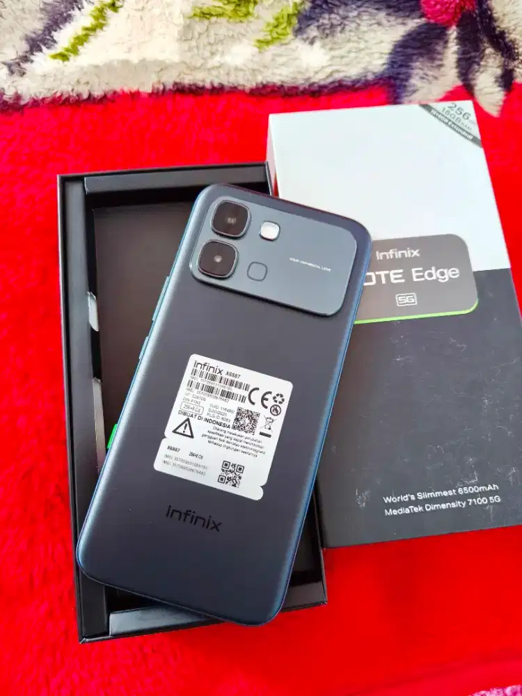 Infinix Note Edge 5G Ram 8+8/256 Fullset Mulus Garansi Panjang