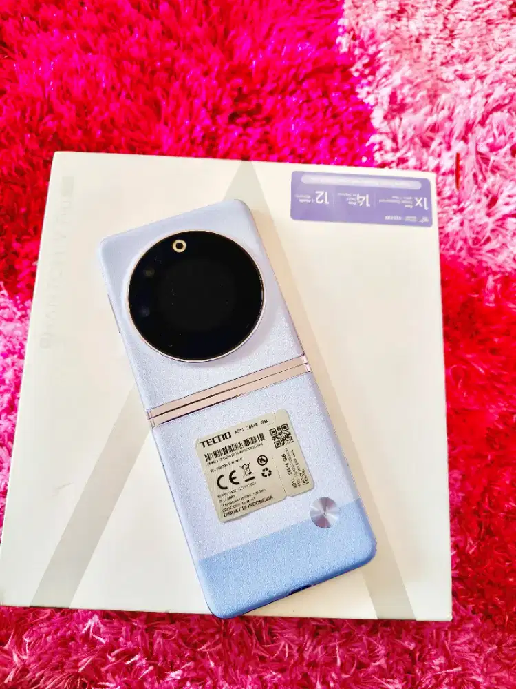 Tecno Phantom V Flip 5G Ram 8+8/256 Fullset Original
