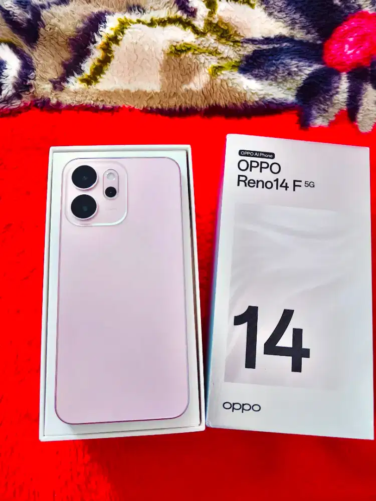 OPPO RENO 14F 5G RAM 12+12/256 GB FULLSET ORIGINAL