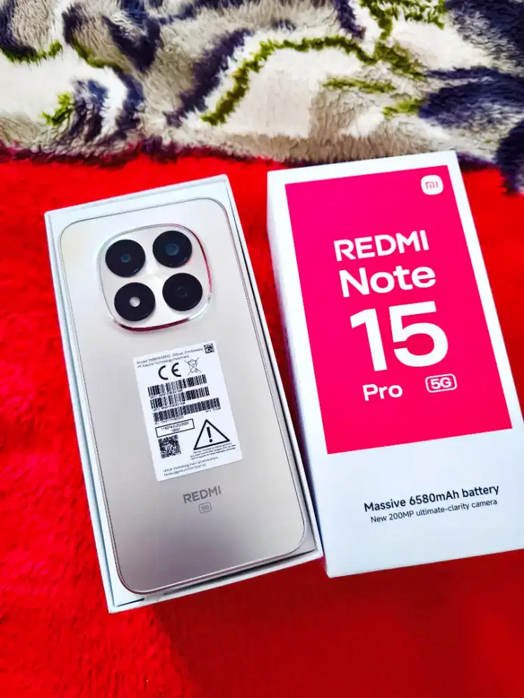 Redmi Note 15 Pro 5G Ram 12/512 Gb Fullset Mulus Garansi Panjang