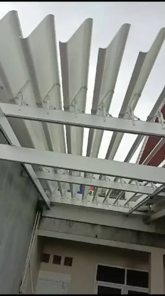 Kanopi canopy atap buka tutup manual lovera bekas
