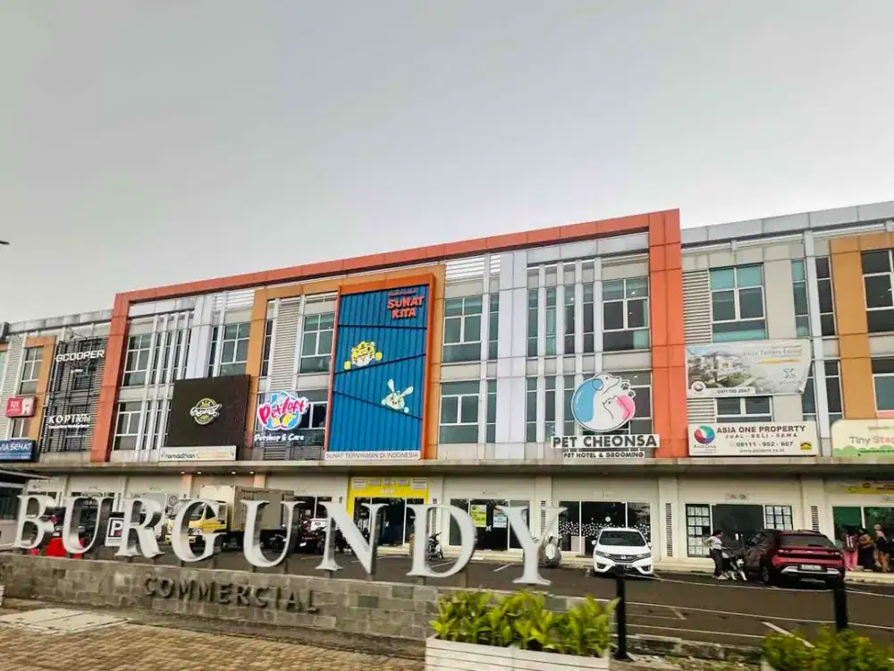 Jual Ruko 3 Lantai  Burgundy Commercial Summarecon Bekasi
