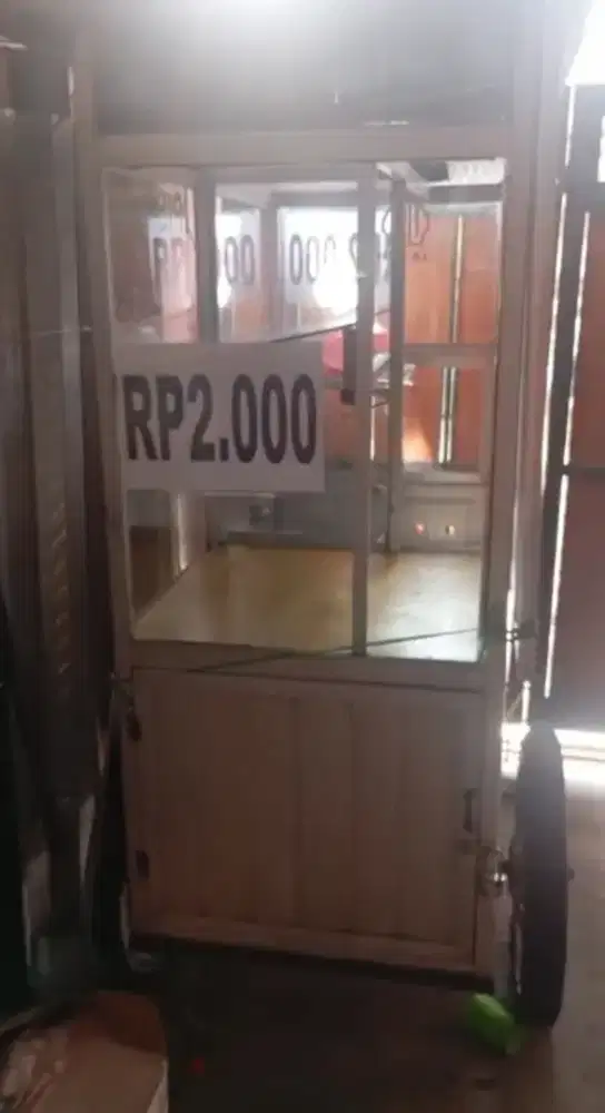 Gerobak jualan alumunium
