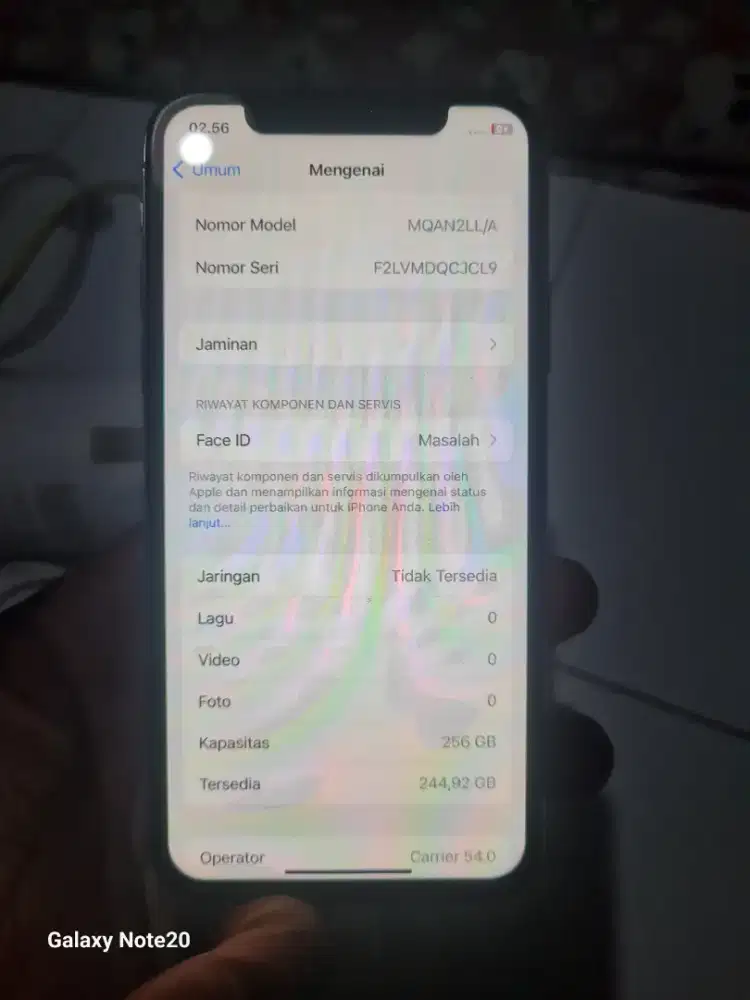 iPhone x 256 iOs 16.7.15