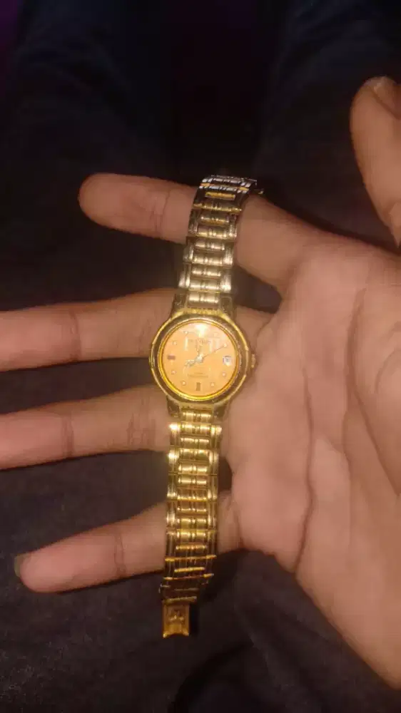 JAM TANGAN MIRAGE GOLD ORIGINAL