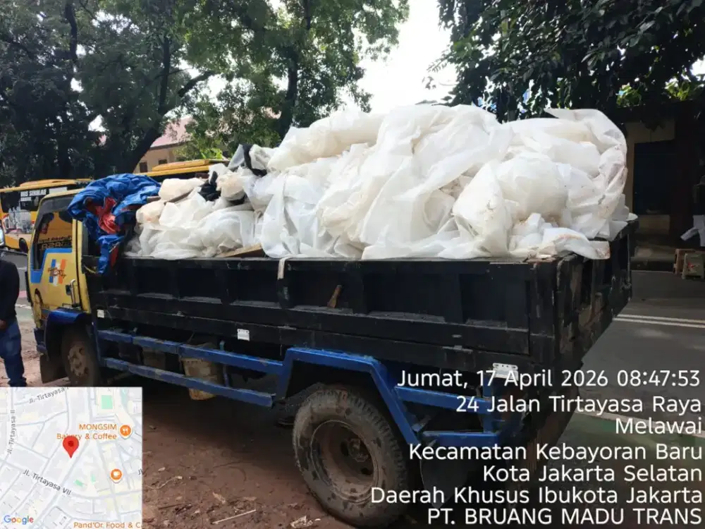 Jasa buang puing dan sampah