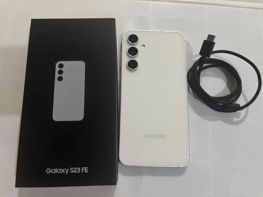 Samsung S23 FE 256GB second mulus no service warna putih