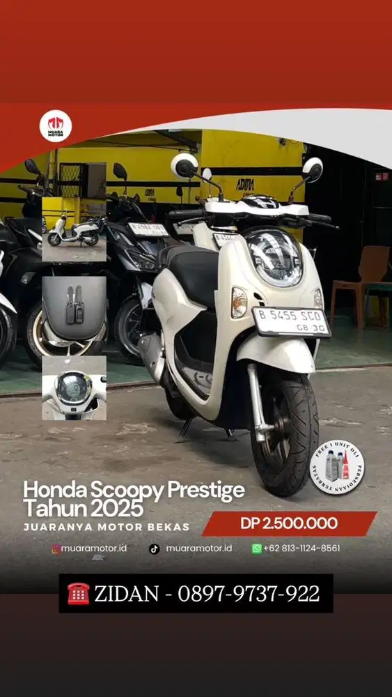 HONDA SCOOPY PRESTIGE 2025 !!!