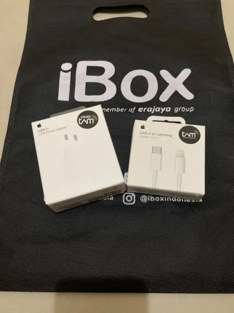 Charger iPhone Original iBox baru segel