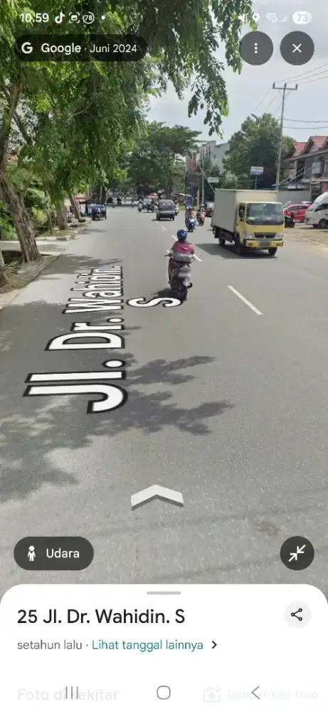 Tanah strategis pinggir jalan dr.wahidin sepakat pontianak