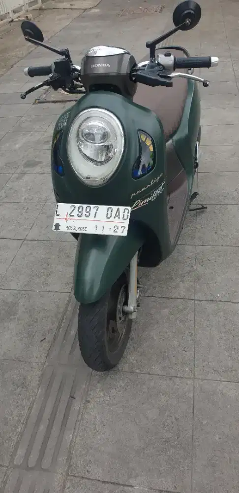 Scoopy Prestige th 2023 Hijau Army istimewa pjk baru