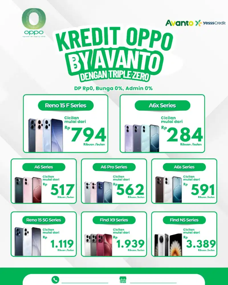 Oppo Reno 15f 12/256gb garansi resmi