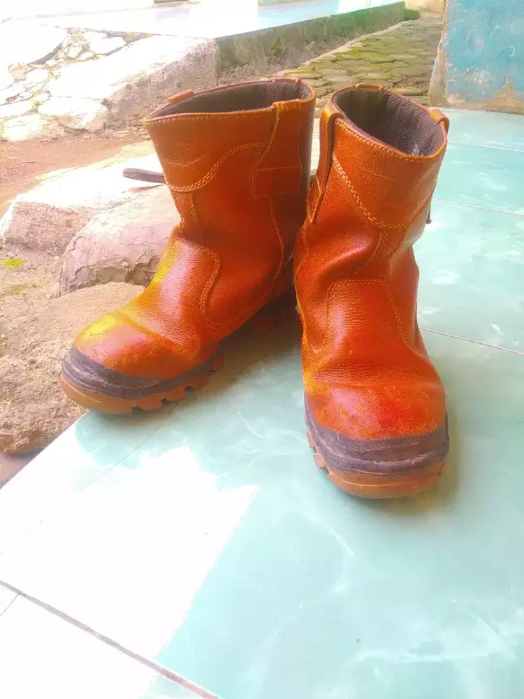 Jual sepatu KULIT Safety Project