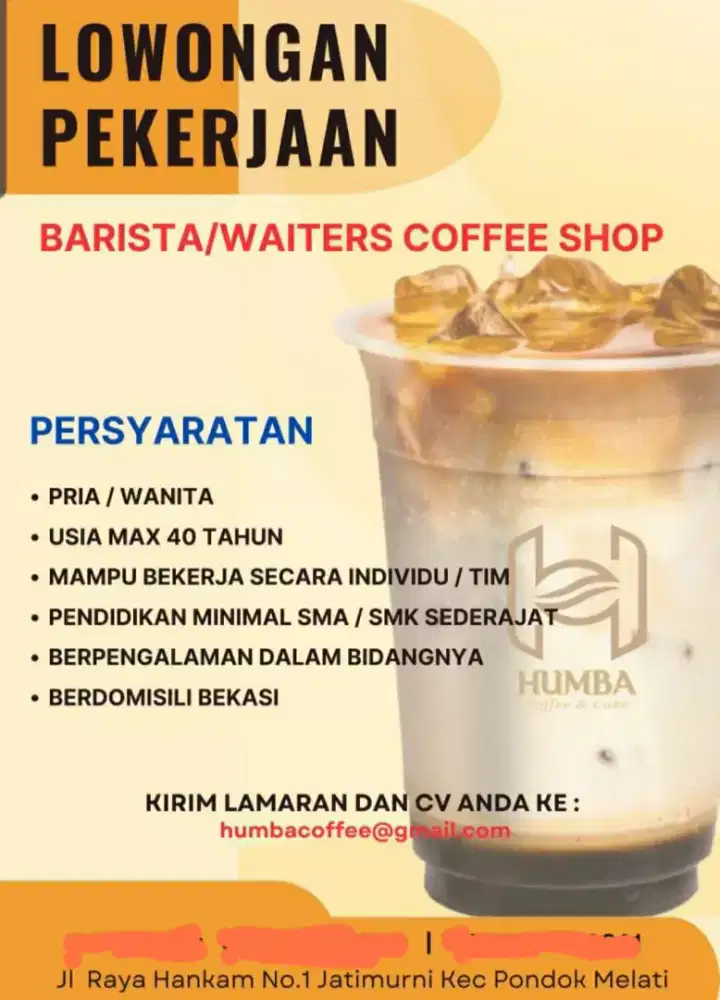 Barista Penjaga Toko