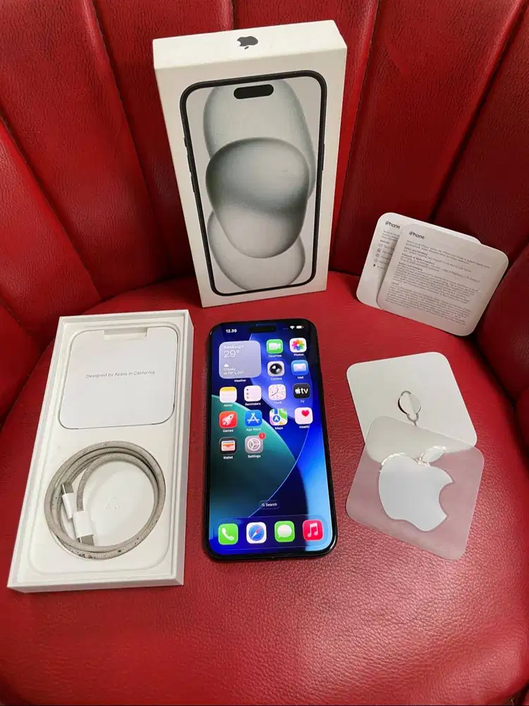 iPhone 15 Plus 128gb Black iBox PA/A Fullset ORI